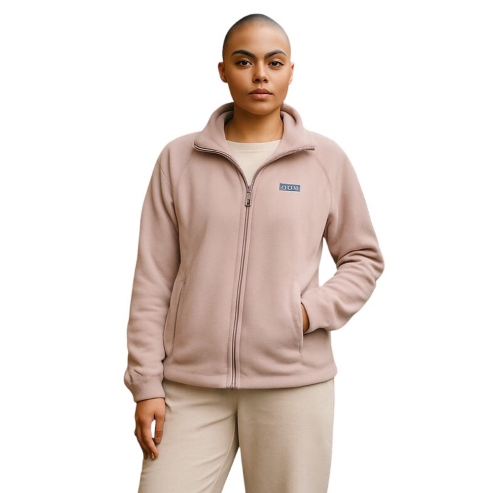 Women's Columbia Pink Fleece Jacket size XL